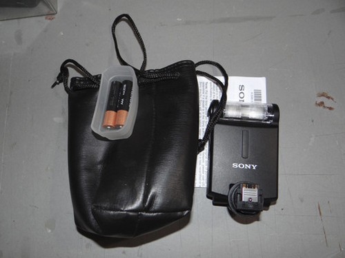 Flash esterno sony hvl f20m - esterno,